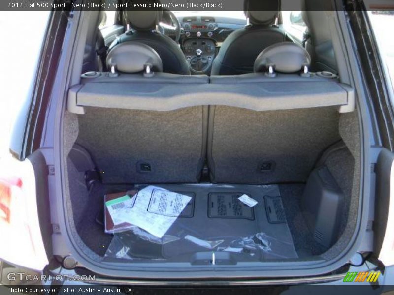 Nero (Black) / Sport Tessuto Nero/Nero (Black/Black) 2012 Fiat 500 Sport
