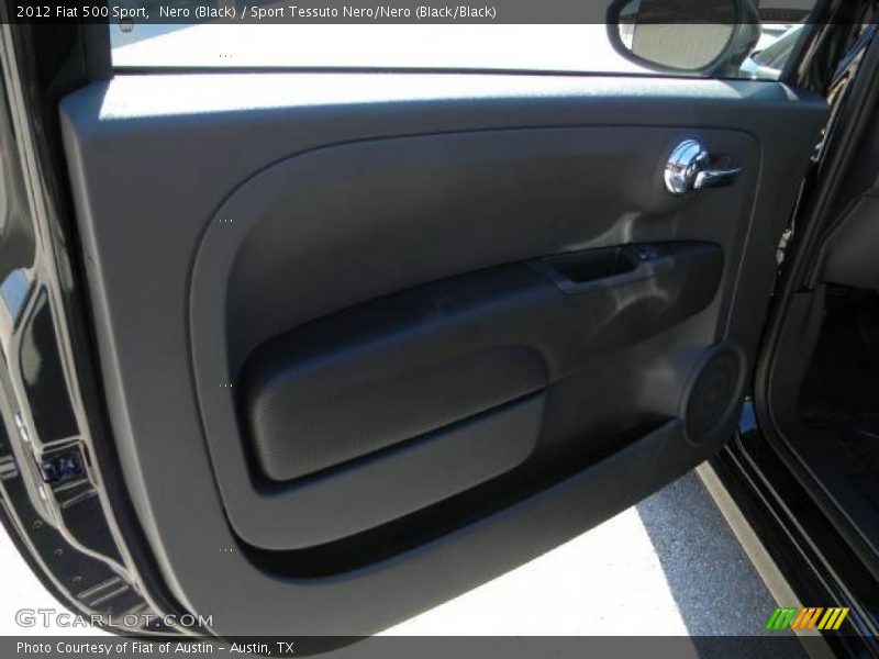 Nero (Black) / Sport Tessuto Nero/Nero (Black/Black) 2012 Fiat 500 Sport