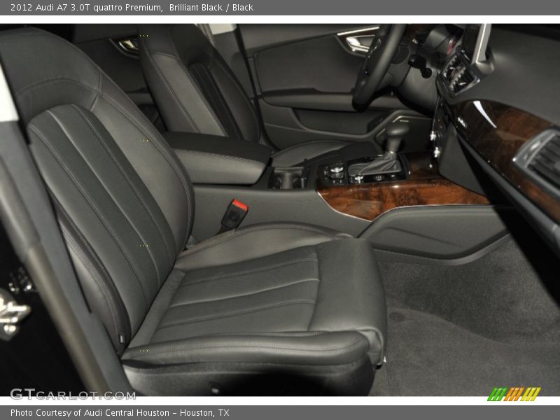 Brilliant Black / Black 2012 Audi A7 3.0T quattro Premium