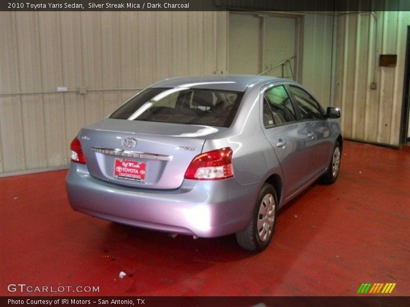 Silver Streak Mica / Dark Charcoal 2010 Toyota Yaris Sedan