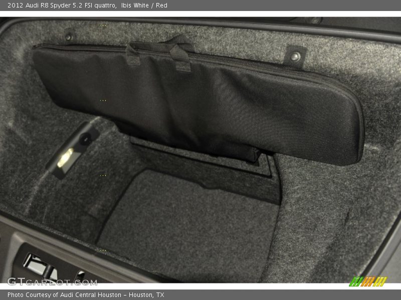  2012 R8 Spyder 5.2 FSI quattro Trunk