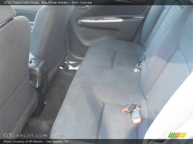 Blue Streak Metallic / Dark Charcoal 2010 Toyota Yaris Sedan