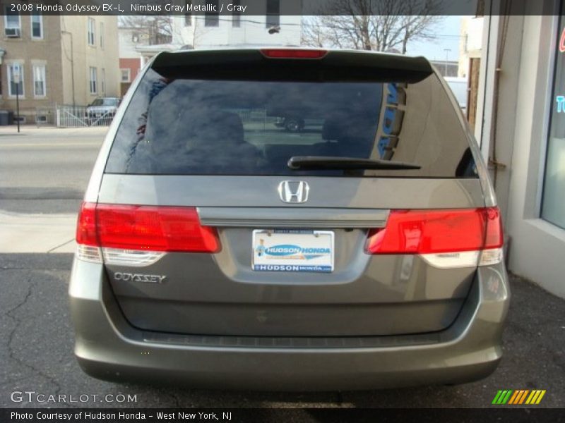 Nimbus Gray Metallic / Gray 2008 Honda Odyssey EX-L