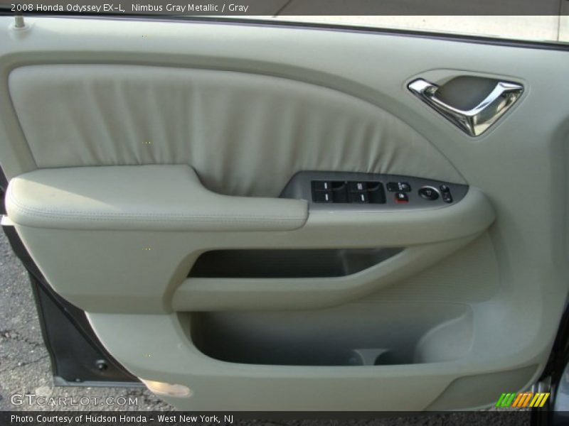 Nimbus Gray Metallic / Gray 2008 Honda Odyssey EX-L