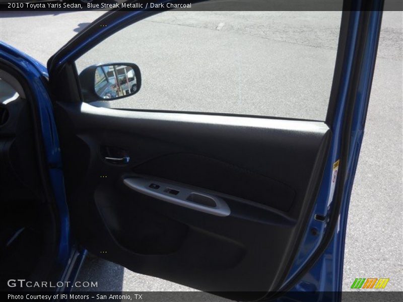 Blue Streak Metallic / Dark Charcoal 2010 Toyota Yaris Sedan