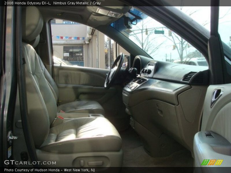 Nimbus Gray Metallic / Gray 2008 Honda Odyssey EX-L