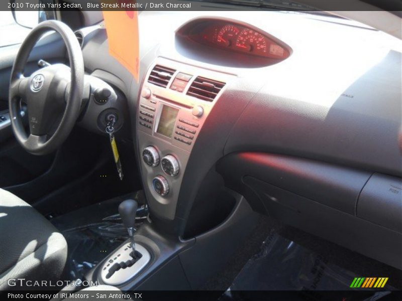 Blue Streak Metallic / Dark Charcoal 2010 Toyota Yaris Sedan