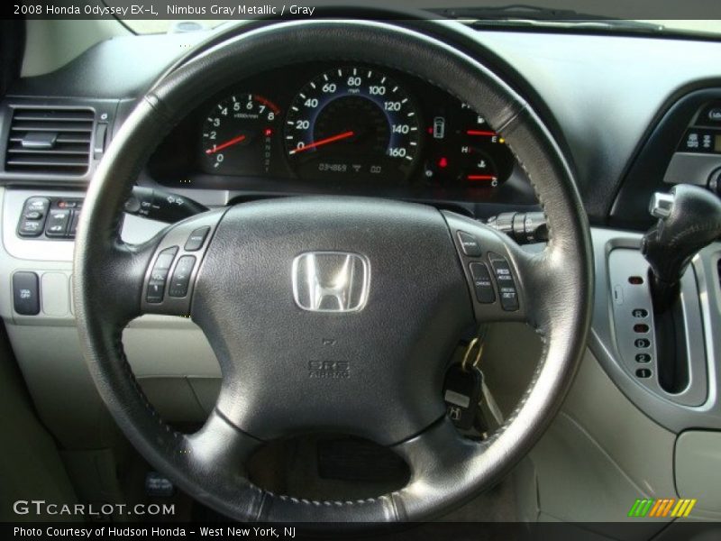 Nimbus Gray Metallic / Gray 2008 Honda Odyssey EX-L