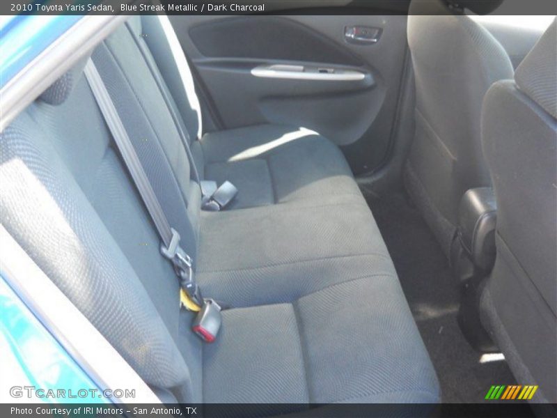 Blue Streak Metallic / Dark Charcoal 2010 Toyota Yaris Sedan