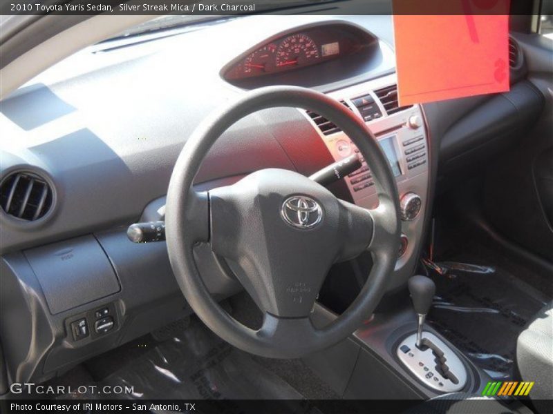 Silver Streak Mica / Dark Charcoal 2010 Toyota Yaris Sedan