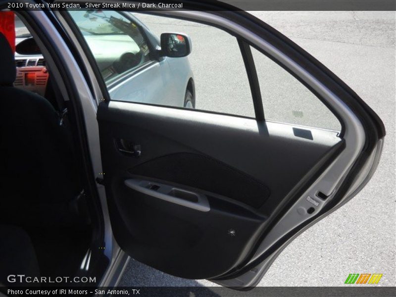 Silver Streak Mica / Dark Charcoal 2010 Toyota Yaris Sedan