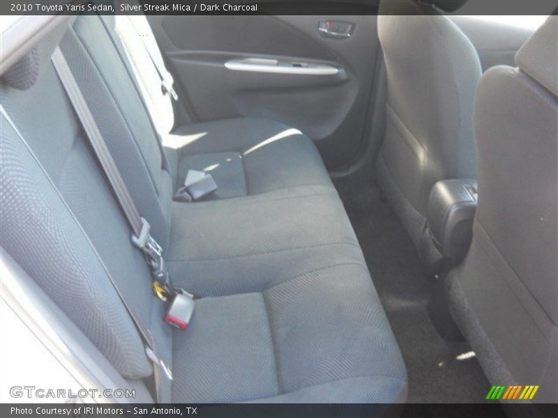 Silver Streak Mica / Dark Charcoal 2010 Toyota Yaris Sedan