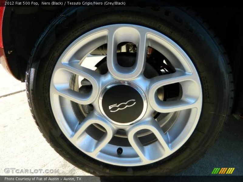 Nero (Black) / Tessuto Grigio/Nero (Grey/Black) 2012 Fiat 500 Pop