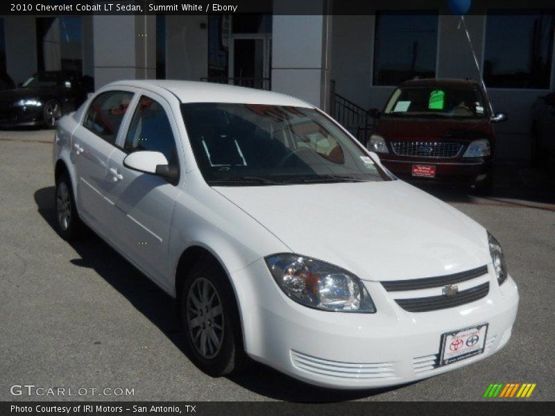 Summit White / Ebony 2010 Chevrolet Cobalt LT Sedan