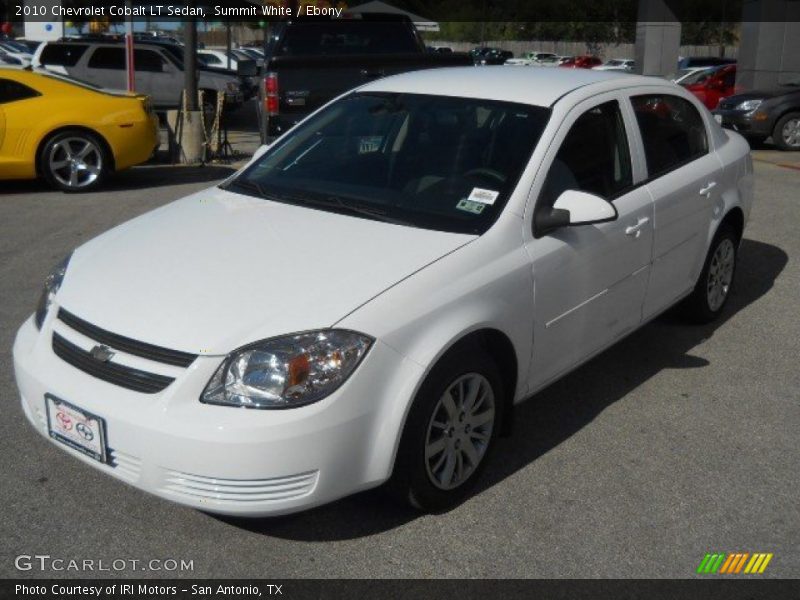 Summit White / Ebony 2010 Chevrolet Cobalt LT Sedan