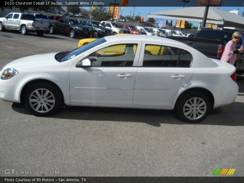 Summit White / Ebony 2010 Chevrolet Cobalt LT Sedan