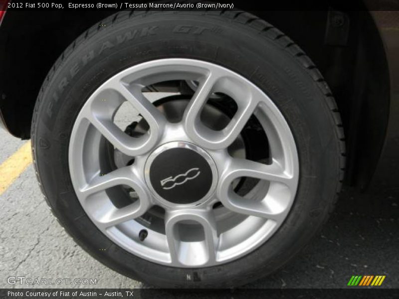 Espresso (Brown) / Tessuto Marrone/Avorio (Brown/Ivory) 2012 Fiat 500 Pop