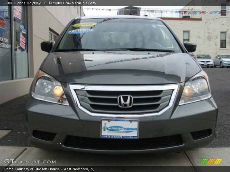 Nimbus Gray Metallic / Gray 2008 Honda Odyssey LX