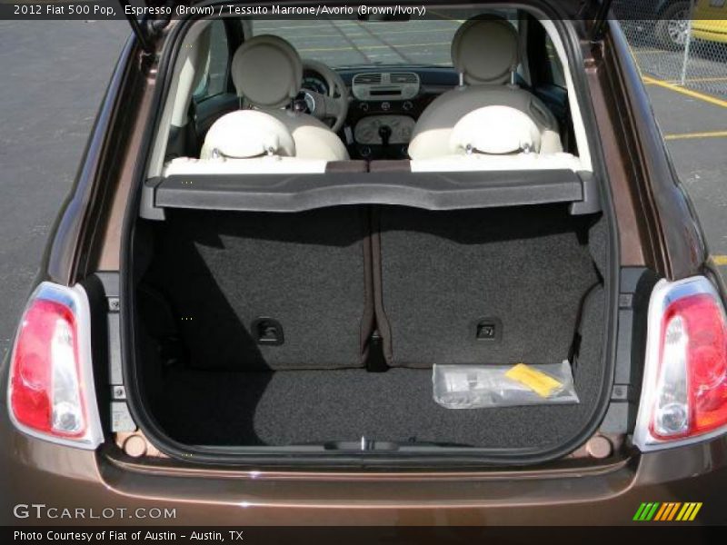 Espresso (Brown) / Tessuto Marrone/Avorio (Brown/Ivory) 2012 Fiat 500 Pop