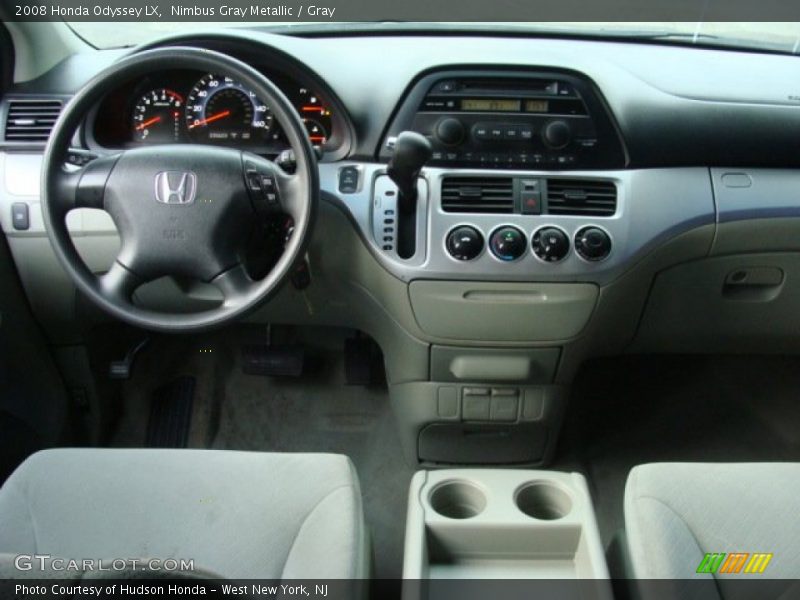 Nimbus Gray Metallic / Gray 2008 Honda Odyssey LX