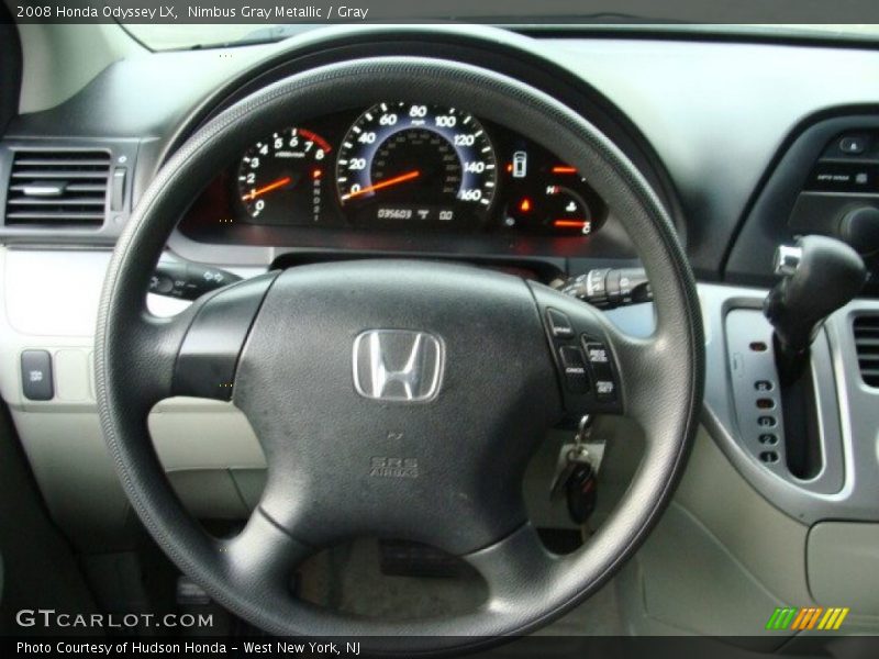 Nimbus Gray Metallic / Gray 2008 Honda Odyssey LX