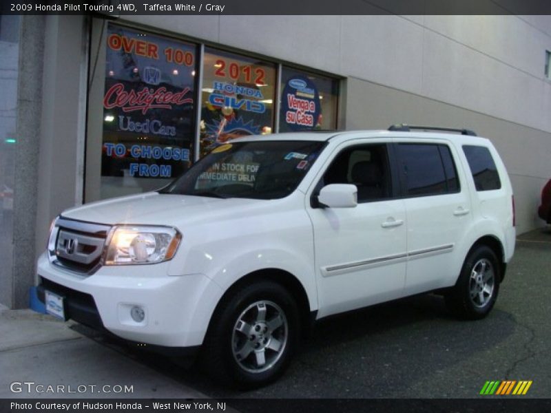 Taffeta White / Gray 2009 Honda Pilot Touring 4WD