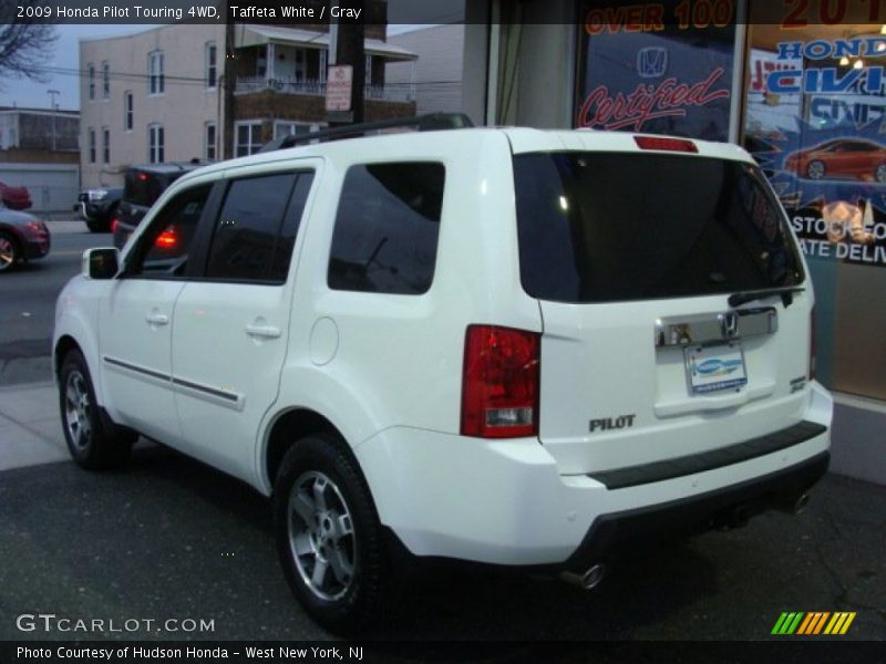 Taffeta White / Gray 2009 Honda Pilot Touring 4WD