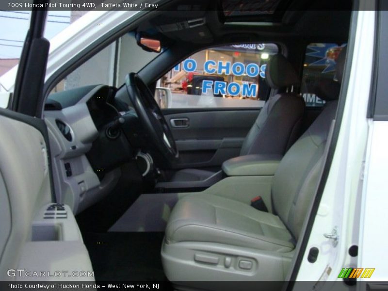 Taffeta White / Gray 2009 Honda Pilot Touring 4WD