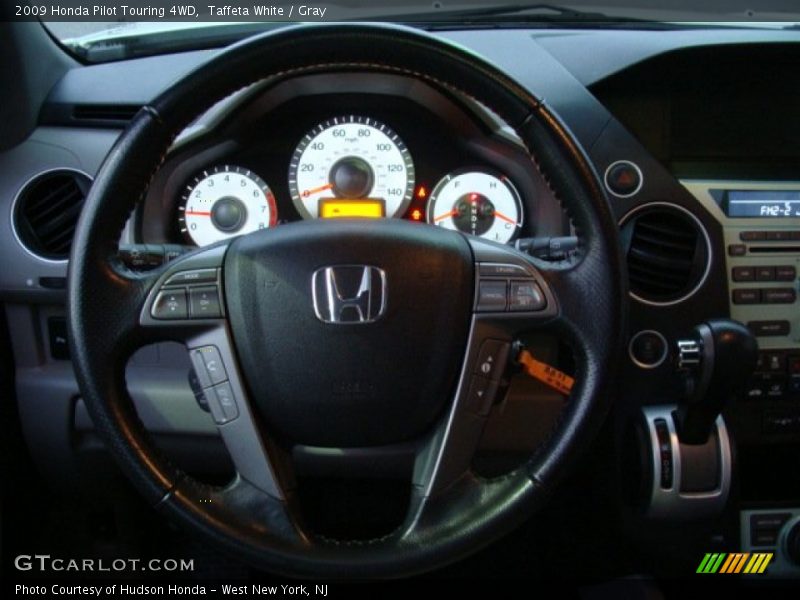 Taffeta White / Gray 2009 Honda Pilot Touring 4WD