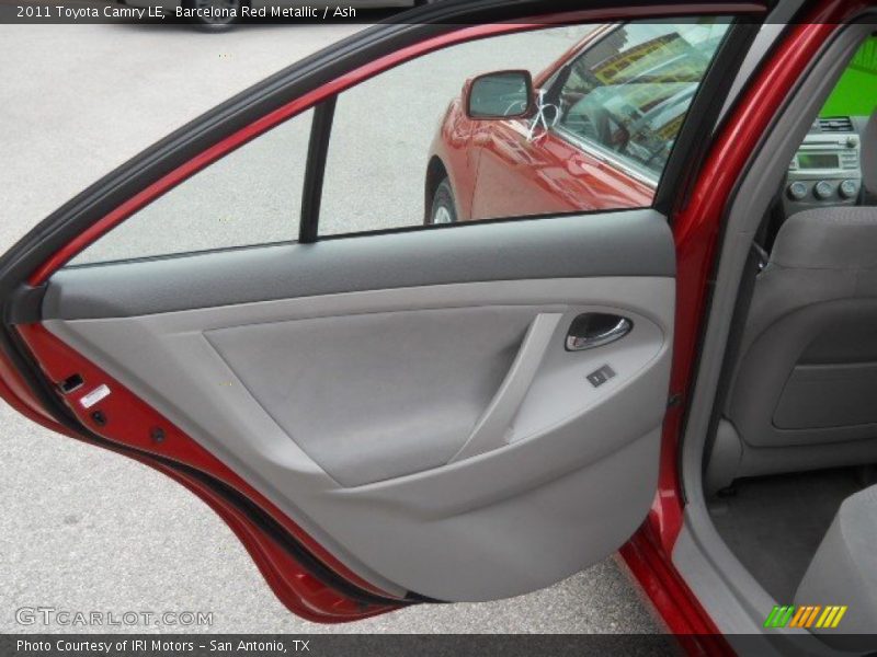 Barcelona Red Metallic / Ash 2011 Toyota Camry LE