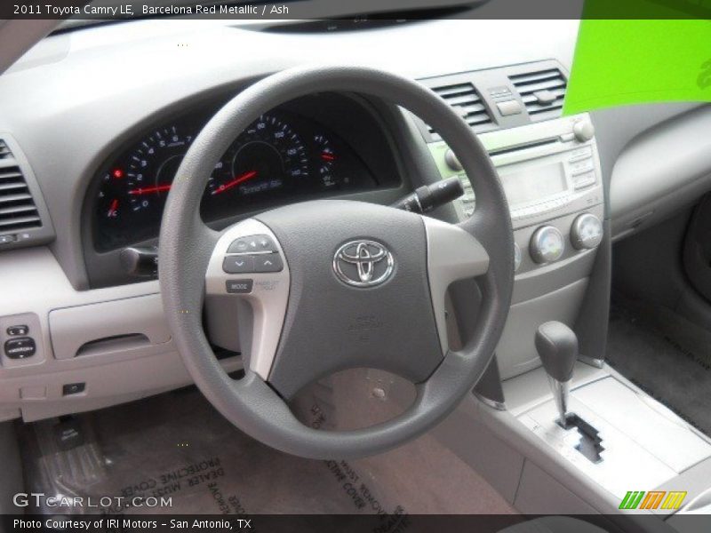 Barcelona Red Metallic / Ash 2011 Toyota Camry LE
