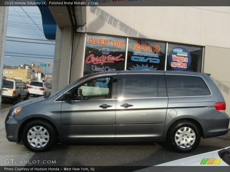 Polished Metal Metallic / Gray 2010 Honda Odyssey LX