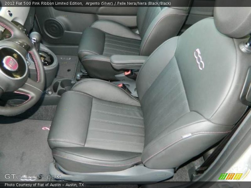 Front Seat of 2012 500 Pink Ribbon Limited Edition