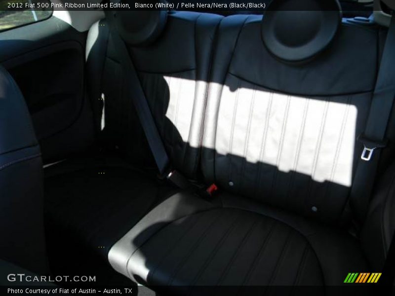 Bianco (White) / Pelle Nera/Nera (Black/Black) 2012 Fiat 500 Pink Ribbon Limited Edition