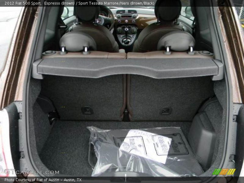 Espresso (Brown) / Sport Tessuto Marrone/Nero (Brown/Black) 2012 Fiat 500 Sport
