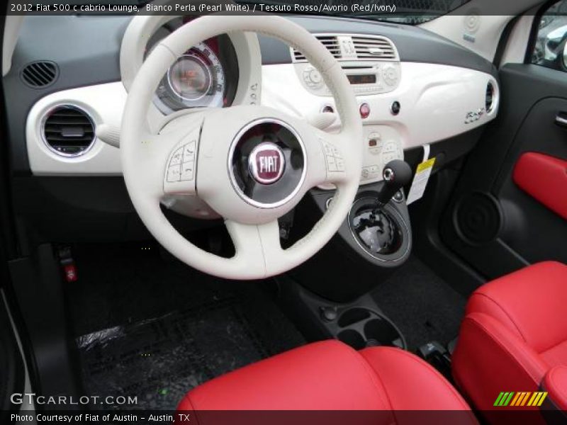 Dashboard of 2012 500 c cabrio Lounge