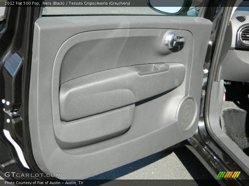Nero (Black) / Tessuto Grigio/Avorio (Grey/Ivory) 2012 Fiat 500 Pop