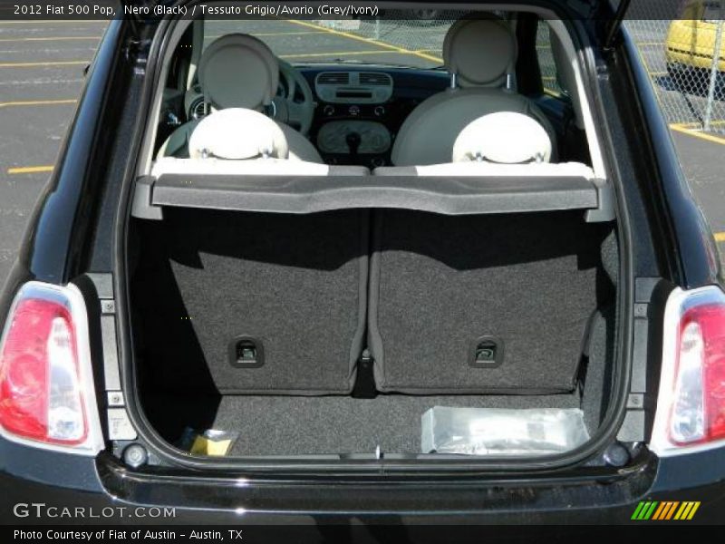 Nero (Black) / Tessuto Grigio/Avorio (Grey/Ivory) 2012 Fiat 500 Pop