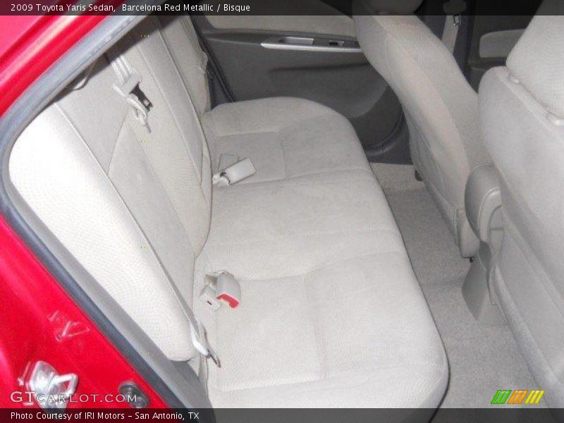 Barcelona Red Metallic / Bisque 2009 Toyota Yaris Sedan