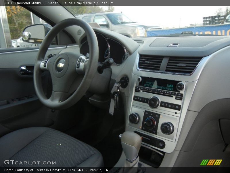 Taupe Gray Metallic / Titanium 2010 Chevrolet Malibu LT Sedan