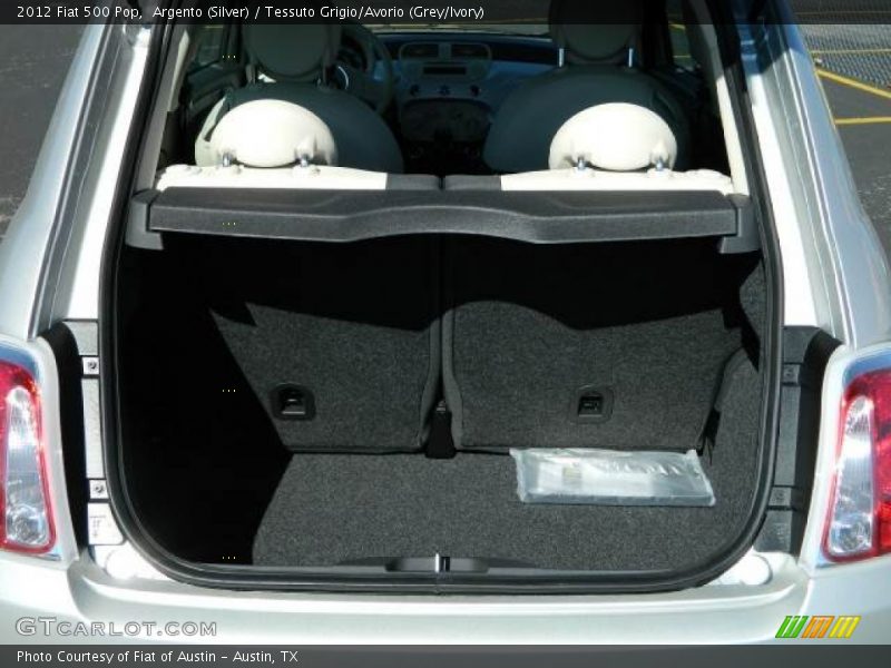 Argento (Silver) / Tessuto Grigio/Avorio (Grey/Ivory) 2012 Fiat 500 Pop