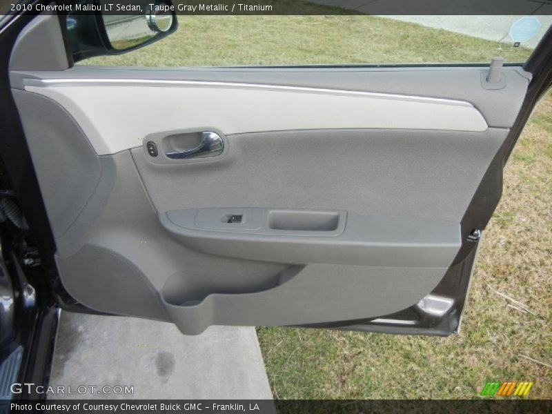 Taupe Gray Metallic / Titanium 2010 Chevrolet Malibu LT Sedan