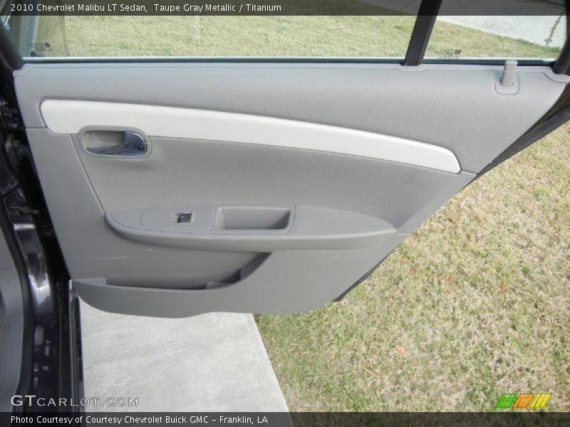 Taupe Gray Metallic / Titanium 2010 Chevrolet Malibu LT Sedan