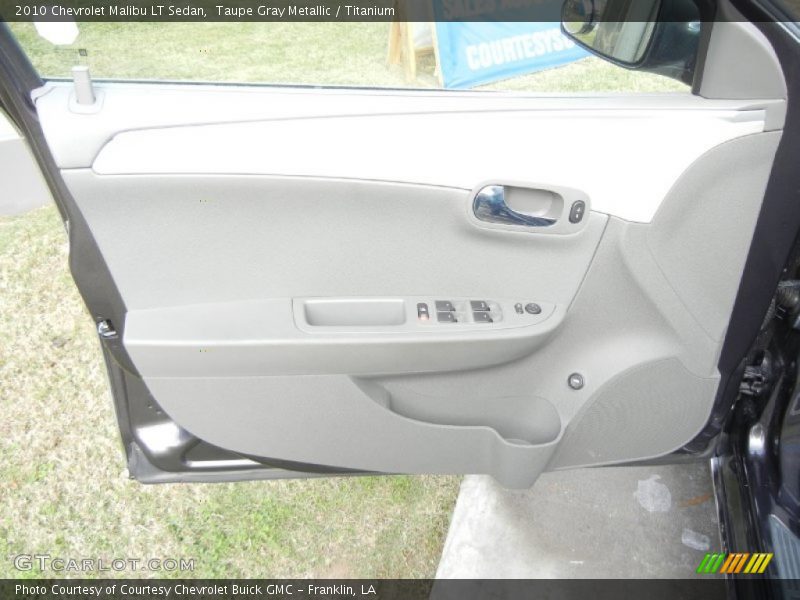 Taupe Gray Metallic / Titanium 2010 Chevrolet Malibu LT Sedan
