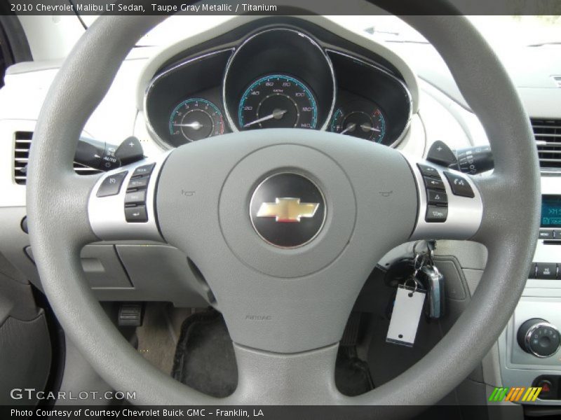 Taupe Gray Metallic / Titanium 2010 Chevrolet Malibu LT Sedan
