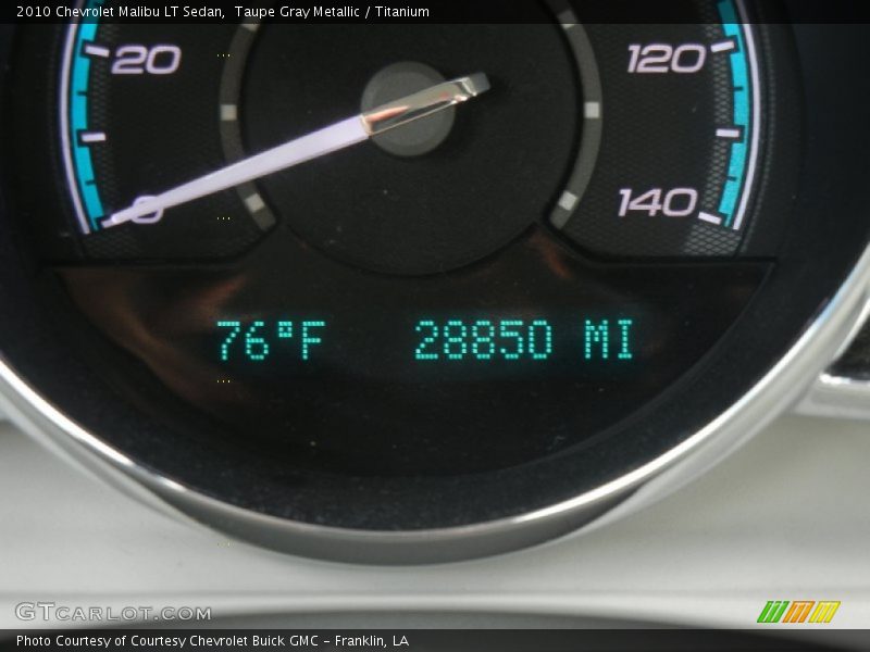 Taupe Gray Metallic / Titanium 2010 Chevrolet Malibu LT Sedan