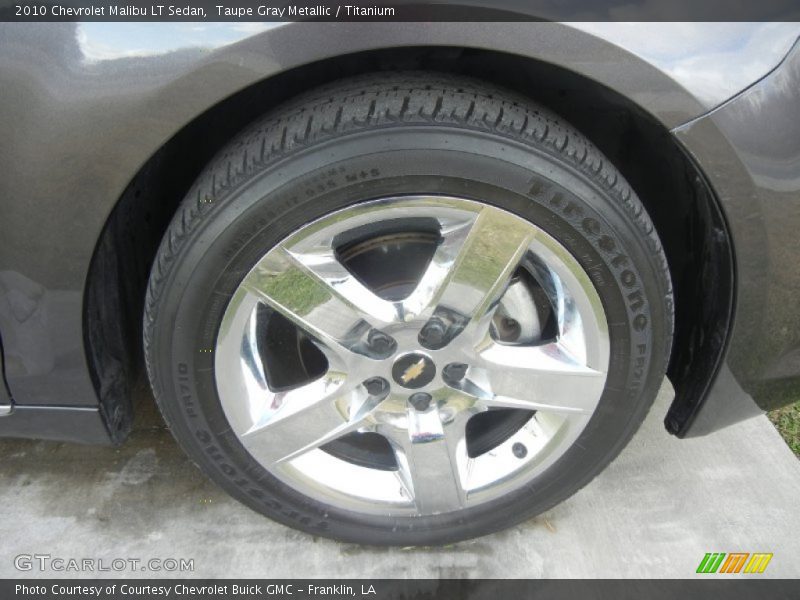 Taupe Gray Metallic / Titanium 2010 Chevrolet Malibu LT Sedan