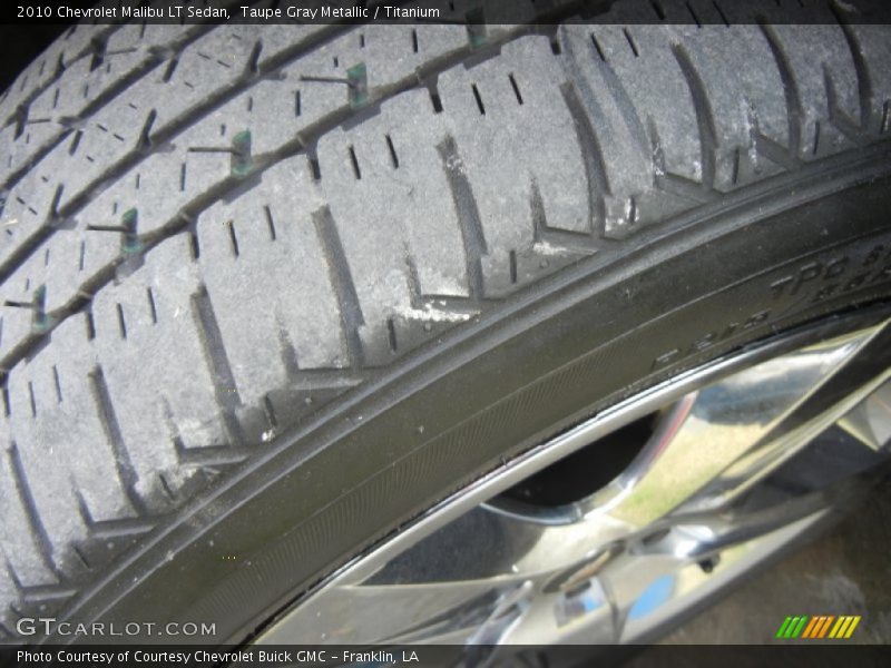 Taupe Gray Metallic / Titanium 2010 Chevrolet Malibu LT Sedan