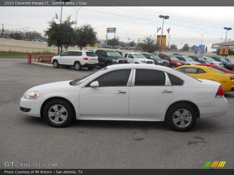 Summit White / Gray 2010 Chevrolet Impala LT