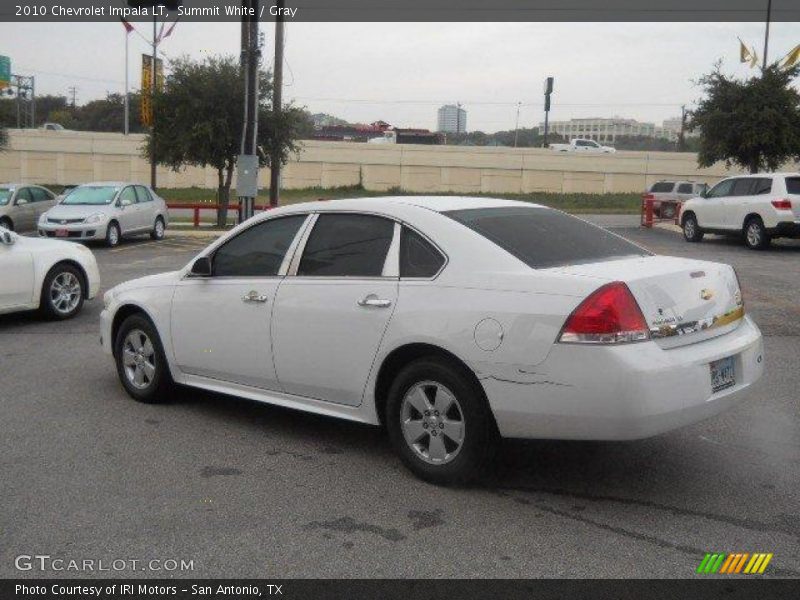 Summit White / Gray 2010 Chevrolet Impala LT